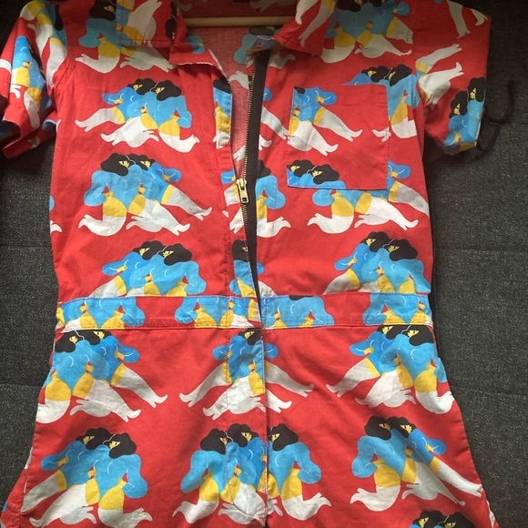 Nooworks shorteralls Double Ladies. EUC - Picture 2 of 2